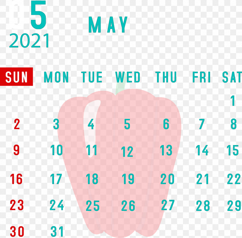 May 2021 Printable Calendar May 2021 Calendar, PNG, 3000x2954px, May 2021 Printable Calendar, Aqua M, Diagram, Geometry, Line Download Free