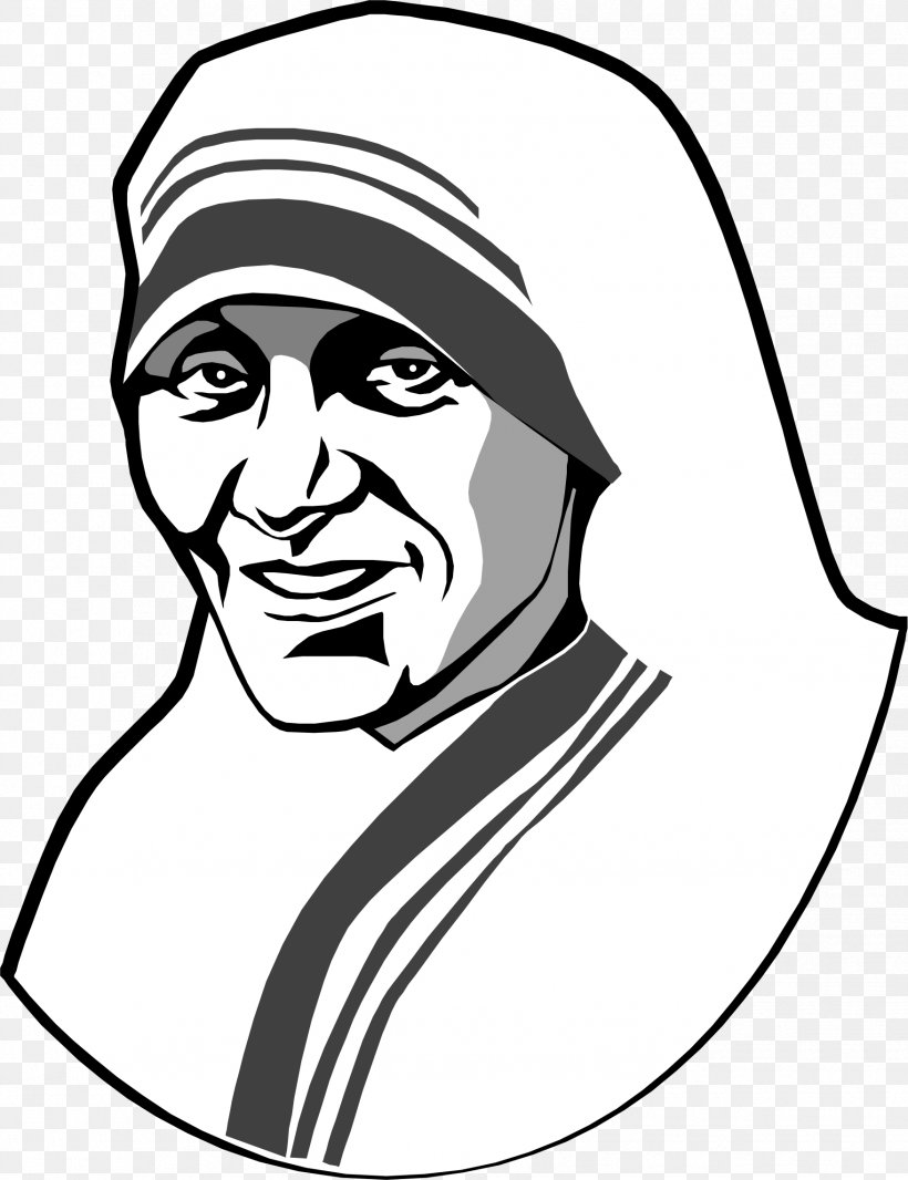 Mother Teresa Drawing Clip Art, PNG, 1754x2282px, Watercolor, Cartoon, Flower, Frame, Heart Download Free