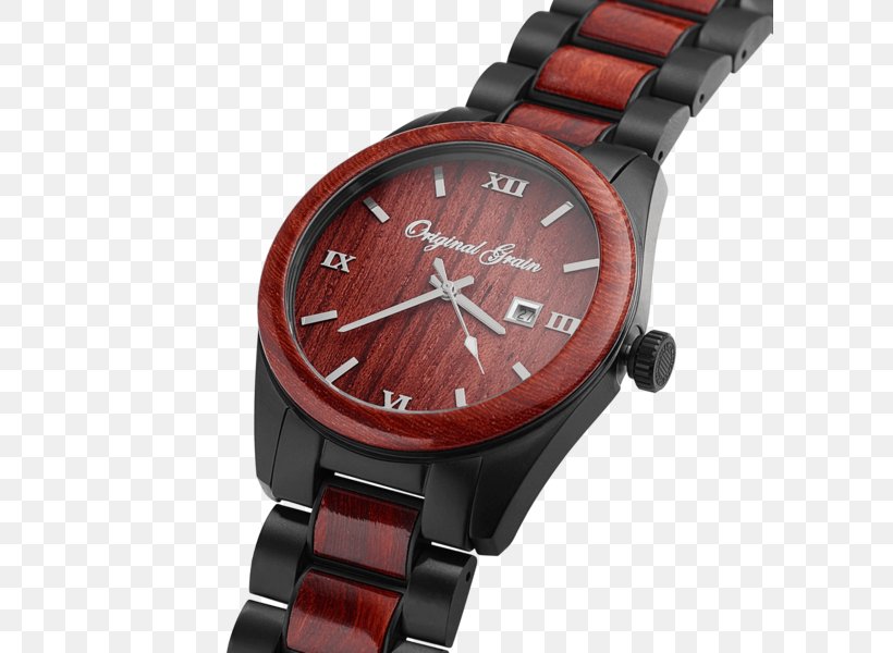 Original Grain Watches The Classic Rosewood Stainless Steel, PNG, 600x600px, Watch, Brand, Gold, Hardware, Jewellery Download Free