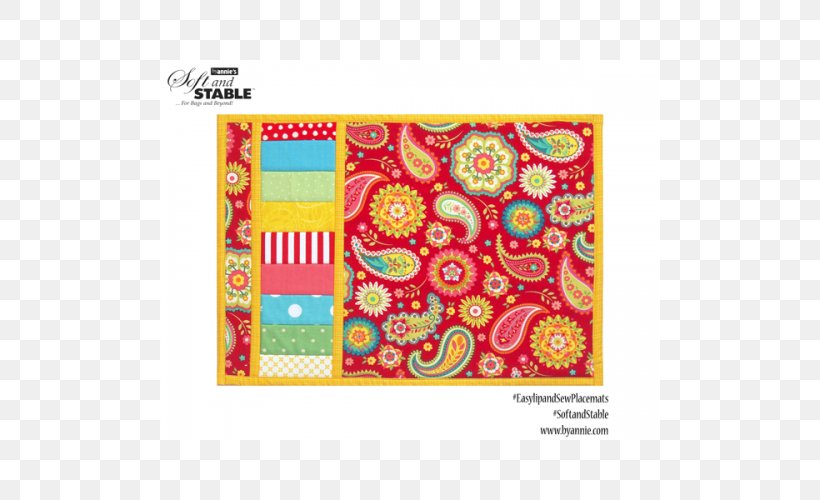 Place Mats Textile By Annie ByAnnie's Soft And Stable -Black 18-inch X 58-inch, Other, Multicoloured Sewing Quilt, PNG, 500x500px, Place Mats, Material, Placemat, Quilt, Rectangle Download Free