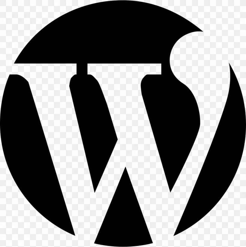 WordPress Logo Website Development, PNG, 980x984px, Wordpress, Black, Black And White, Blog, Brand Download Free