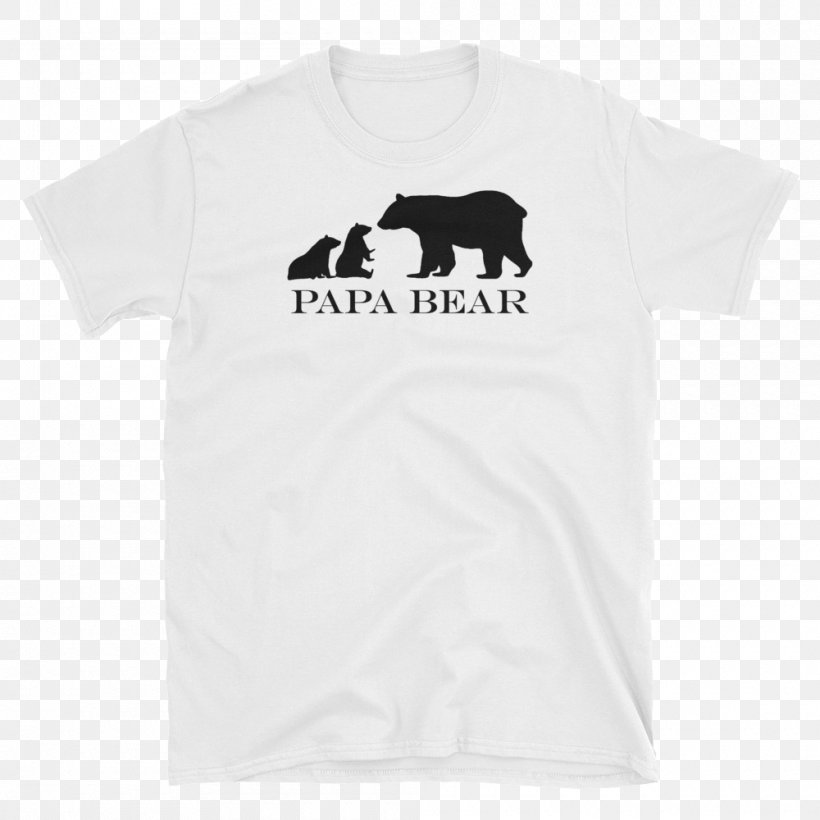 T-shirt Bear Sleeve Get Down On The Ground, PNG, 1000x1000px, Tshirt, Active Shirt, Bear, Black, Brand Download Free