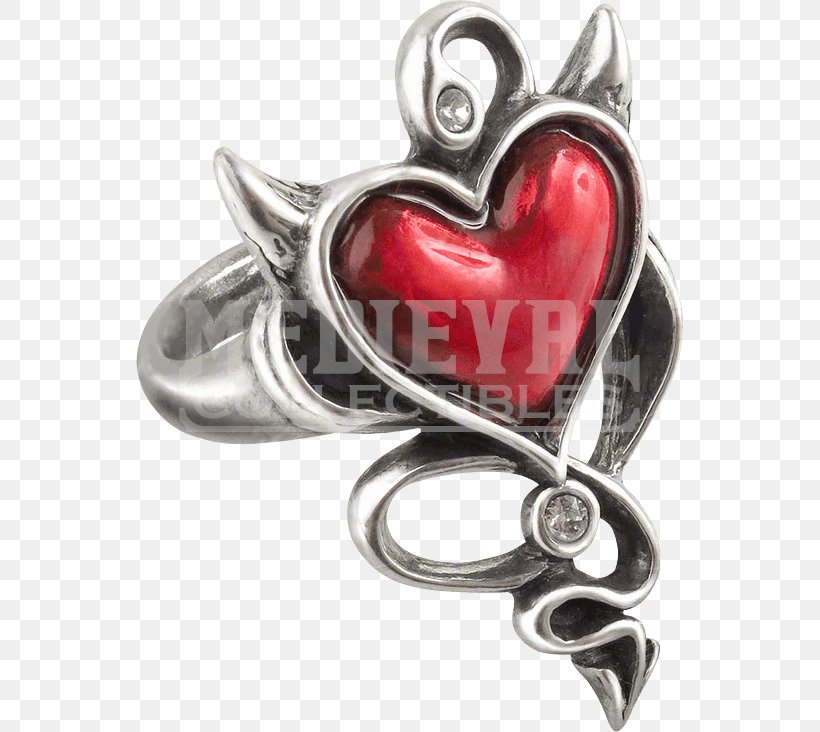 Earring Devil Jewellery Silver, PNG, 732x732px, Ring, Angel, Body Jewelry, Charms Pendants, Crystal Download Free
