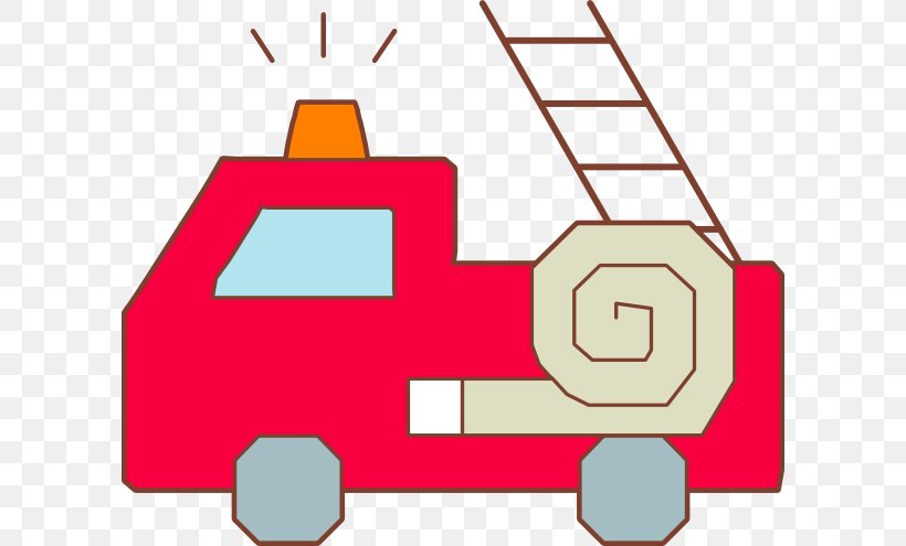 Fire Engine Siren Firefighter Clip Art, PNG, 600x495px, Fire Engine, Area, Cartoon, Emergency Vehicle, Fire Station Download Free