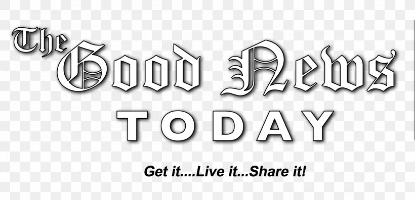 Heralding The Good News Opposite Get It Live It Logo, PNG, 2982x1442px, News, Area, Black And White, Brand, Calligraphy Download Free