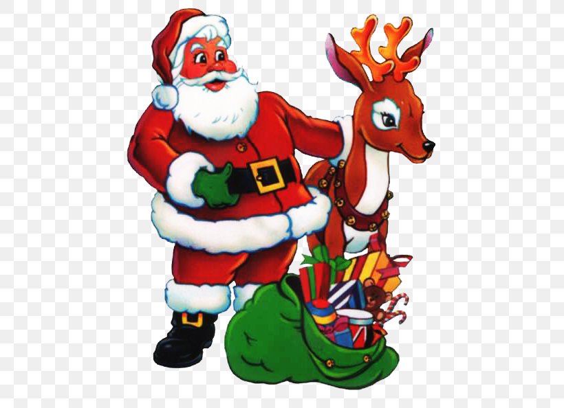 Santa Claus Reindeer Christmas Ornament, PNG, 487x594px, Santa Claus, Art, Cartoon, Christmas, Christmas Decoration Download Free