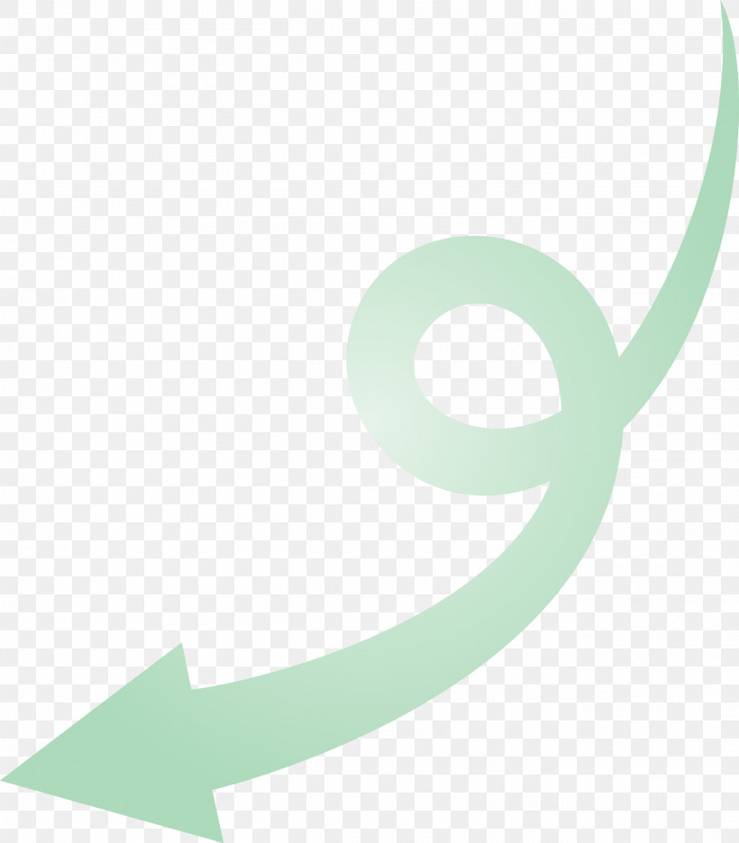 Curved Arrow, PNG, 2628x3000px, Curved Arrow, Aqua, Green, Line, Logo Download Free