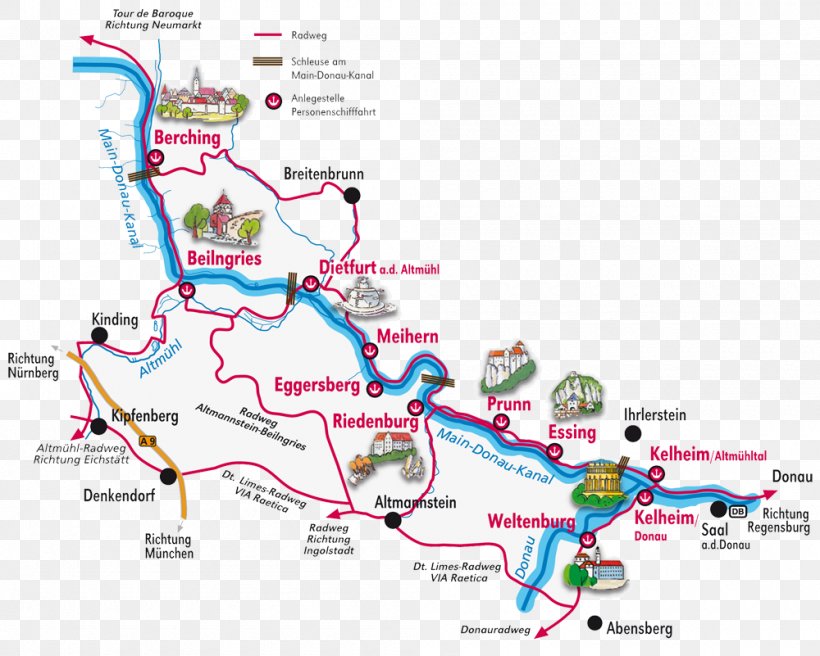 Danube Gorge Altmühltal Altmühl Valley Nature Park Weltenburg Abbey, PNG, 1000x801px, Regensburg, Area, Bhajan, Danube, Diagram Download Free