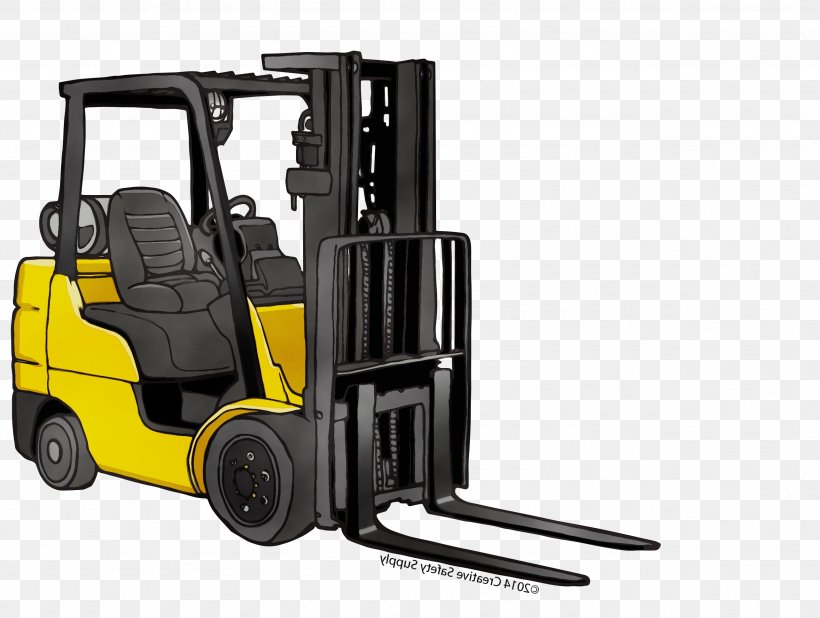 Forklift Truck Vehicle Pallet Jack Car, PNG, 2565x1936px, Watercolor, Car, Forklift Truck, Paint, Pallet Jack Download Free