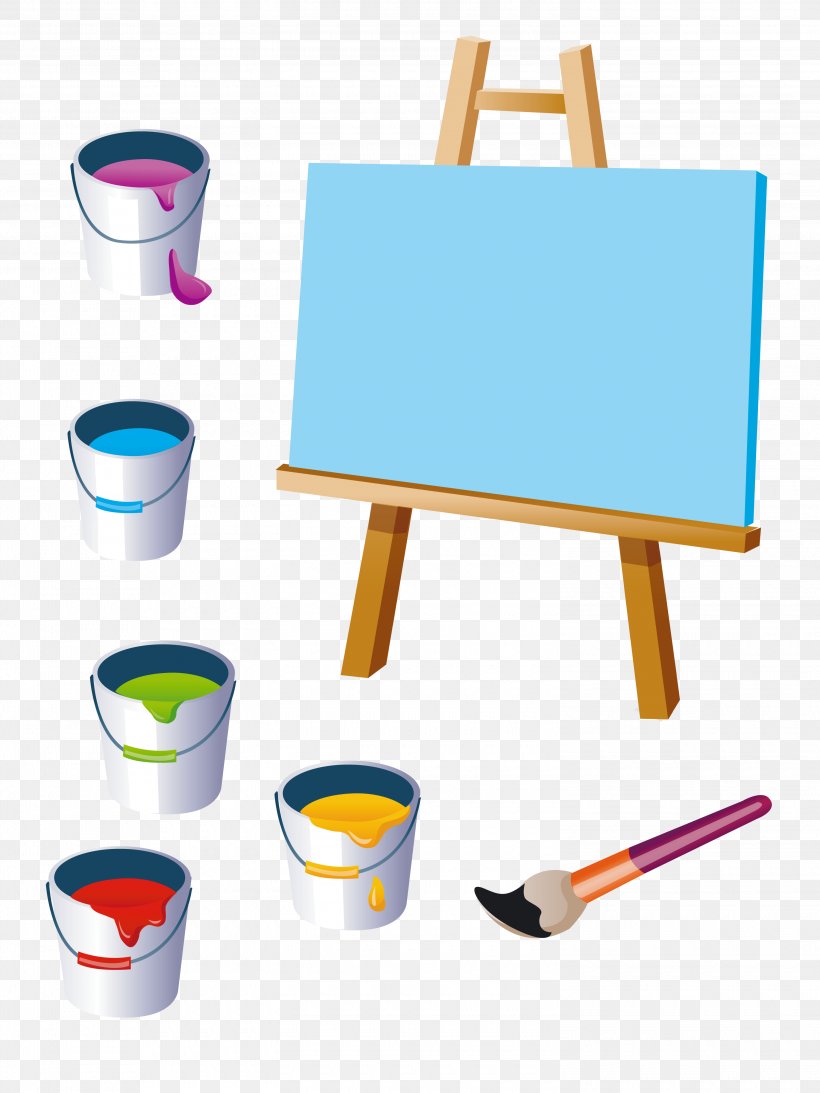 Painting Palette Clip Art, PNG, 3000x4000px, Paint, Brush, Easel, Material, Microsoft Paint Download Free