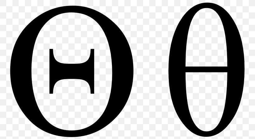 Theta Greek Alphabet Letter Phi Symbol, PNG, 800x448px, Theta, Alphabet, Black And White, Brand, Gamma Download Free
