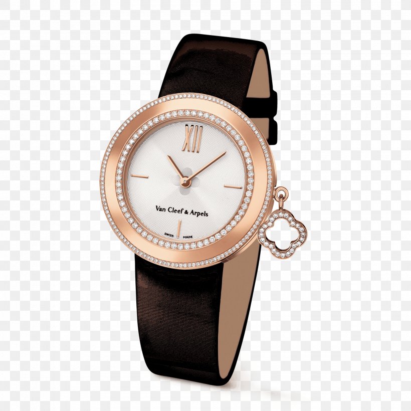 Watch Van Cleef & Arpels Silver Charm Bracelet Clock, PNG, 1940x1940px, Watch, Bracelet, Brand, Brown, Cartier Download Free
