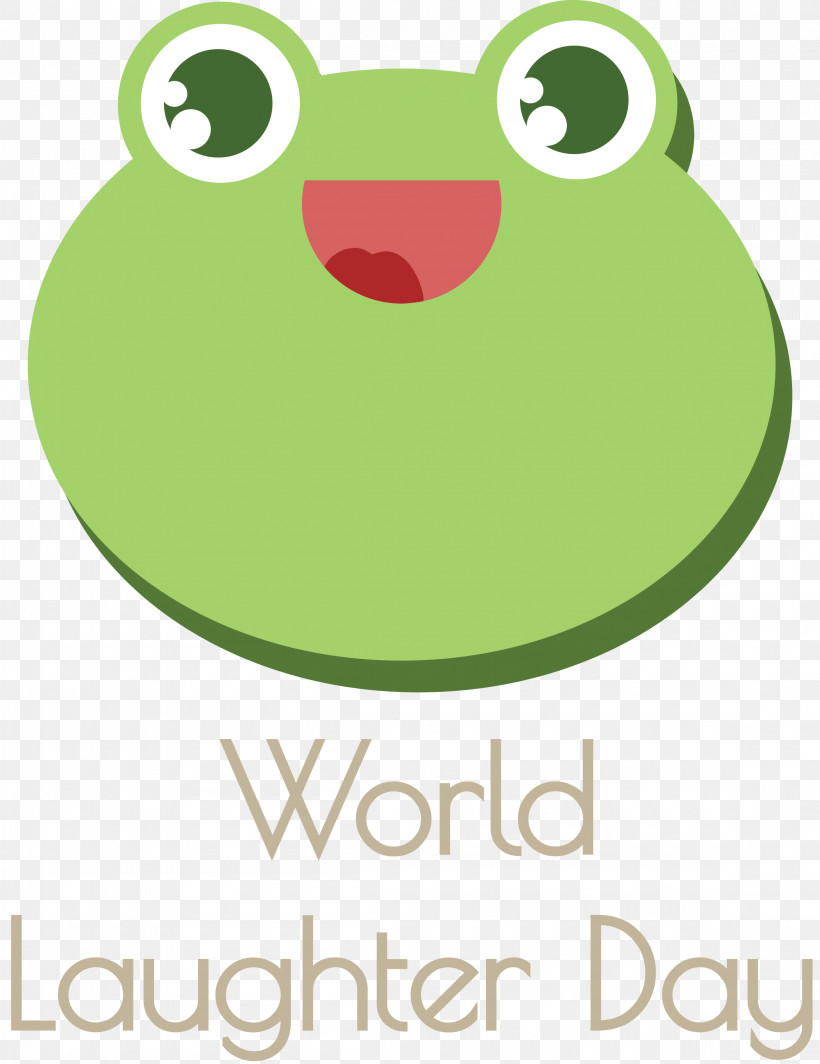 World Laughter Day Laughter Day Laugh, PNG, 2310x3000px, World Laughter Day, Amphibians, Cartoon, Frogs, Green Download Free