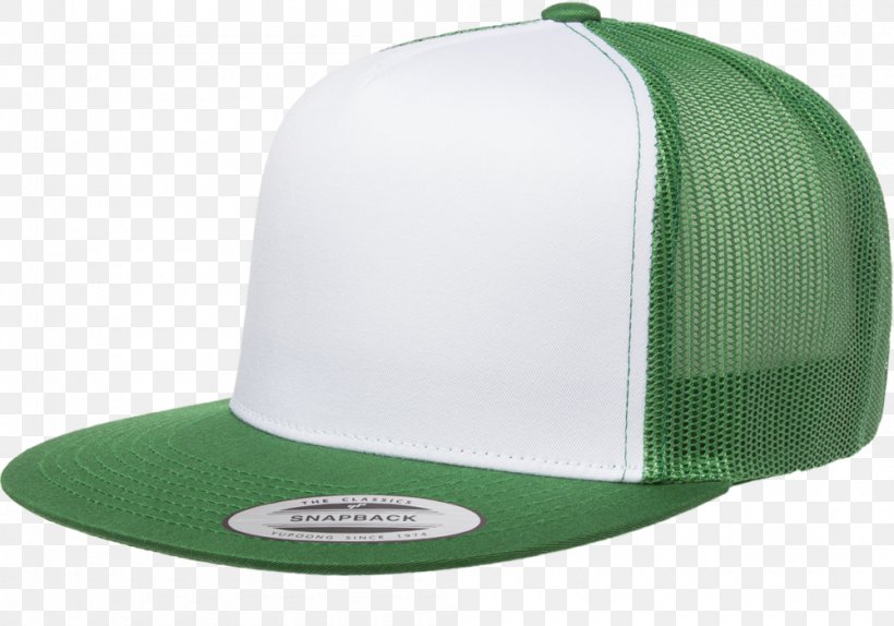 Baseball Cap Trucker Hat Yupoong 6006 Adult 5 -Panel Classic Trucker Cap, PNG, 1000x700px, Baseball Cap, Brand, Cap, Fullcap, Green Download Free