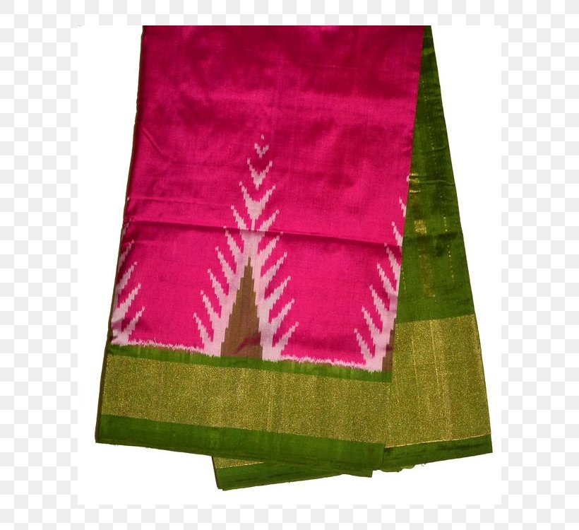 Silk Pochampally Saree Bhoodan Pochampally Sari Handloom Saree, PNG, 600x750px, Silk, Bhoodan Pochampally, Green, Handloom Saree, Ikat Download Free