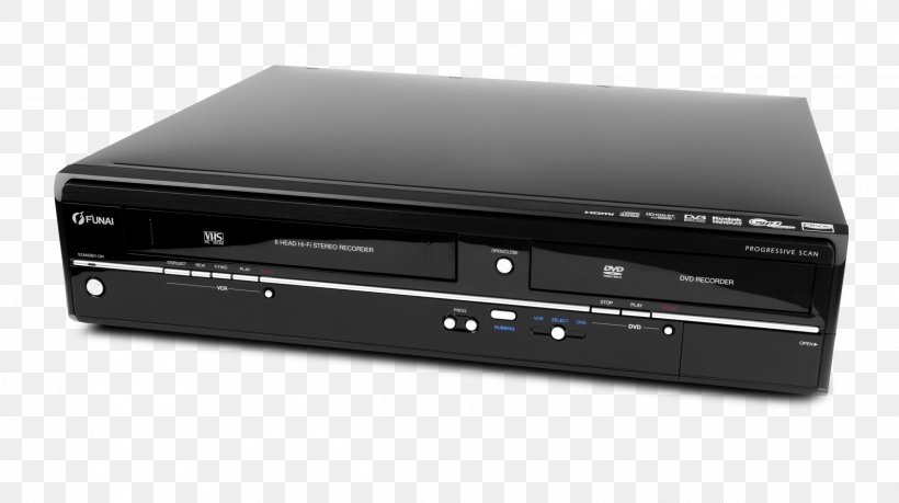 VHS HD DVD VCRs VCR/DVD Combo, PNG, 2423x1358px, Vhs, Audio Receiver, Combo Television Unit, Dvd, Dvd Bluray Recorders Download Free