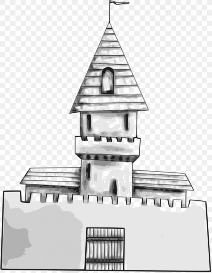 Castle Drawing Clip Art, PNG, 1249x1609px, Castle, Architecture, Artwork, Black And White, Building Download Free