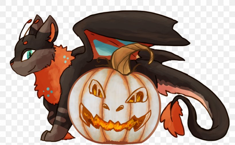 Pumpkin Dragon Halloween Cartoon, PNG, 1023x634px, Pumpkin, Cartoon, Dragon, Fictional Character, Halloween Download Free
