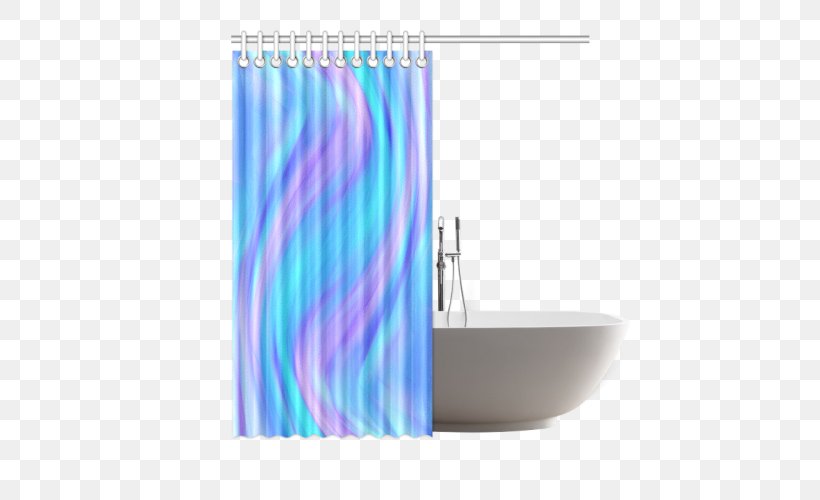Shower Curtain & Drape Rails Douchegordijn Plumbing Fixtures, PNG, 500x500px, Shower, Blue, Crochet, Curtain, Curtain Drape Rails Download Free