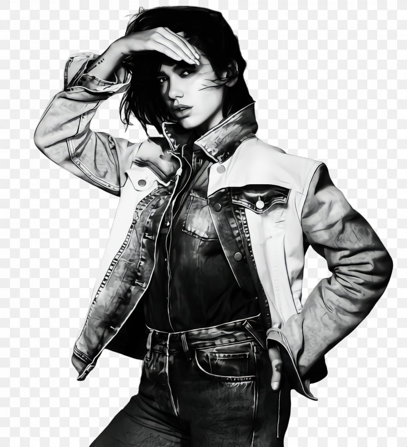 Jeans Background, PNG, 1908x2096px, Leather Jacket, Blackandwhite, Clothing, Denim, Fictional Character Download Free