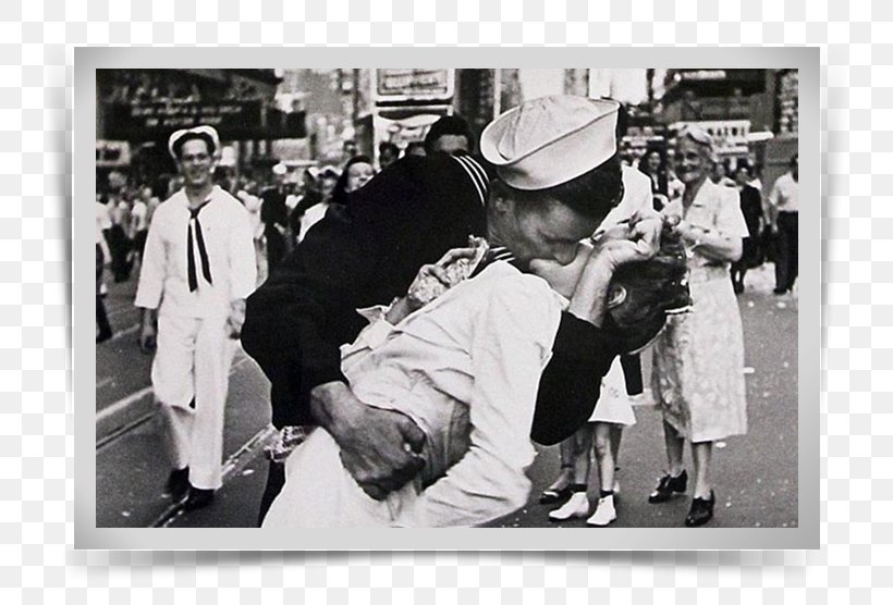 V-J Day In Times Square Second World War Kiss Unconditional Surrender, PNG, 788x556px, Times Square, Black And White, Human Behavior, Kiss, Monochrome Photography Download Free