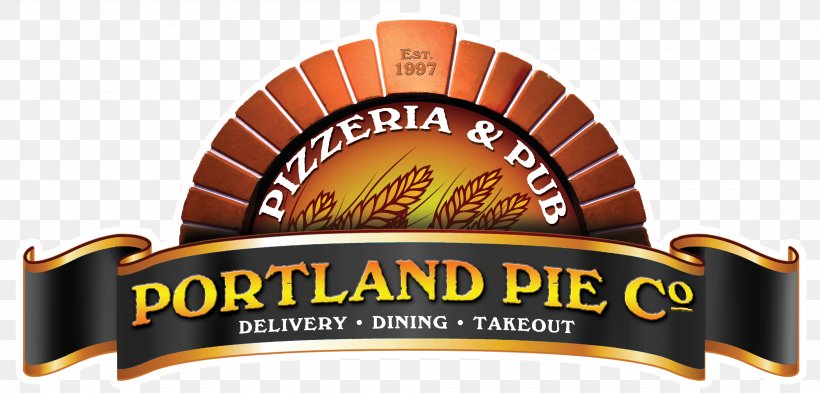 Brunswick Westbrook Take-out Portland Pie Co. Portland Logo, PNG, 3960x1900px, Brunswick, Brand, Company, Food, Label Download Free