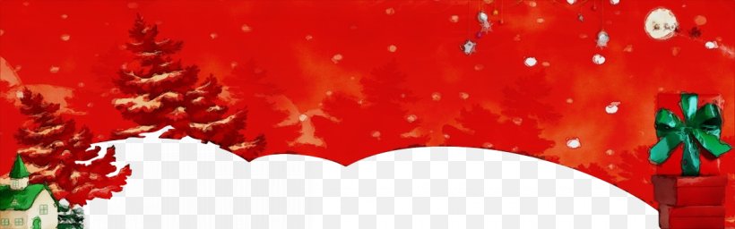 Red, PNG, 1200x375px, Watercolor, Paint, Red, Wet Ink Download Free