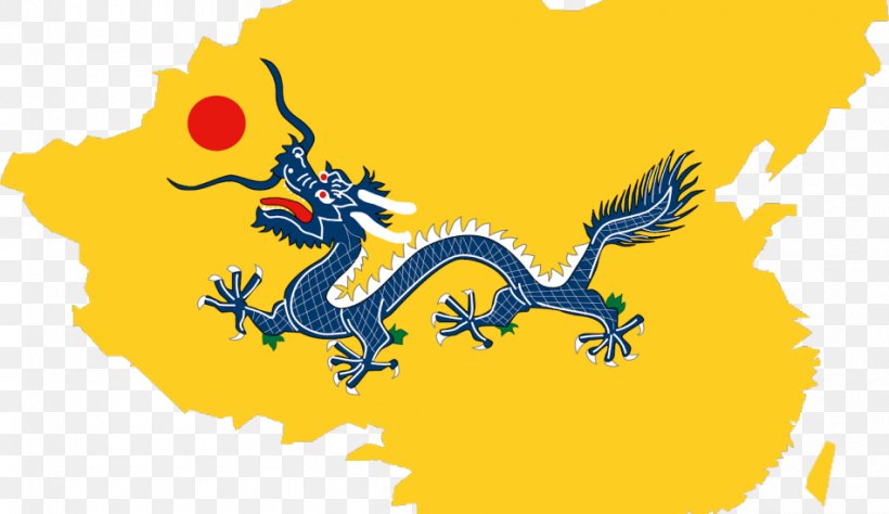 Flag Of The Qing Dynasty Manchuria National Flag, PNG, 950x550px, Qing Dynasty, Art, Cartoon, China, Chinese Dragon Download Free