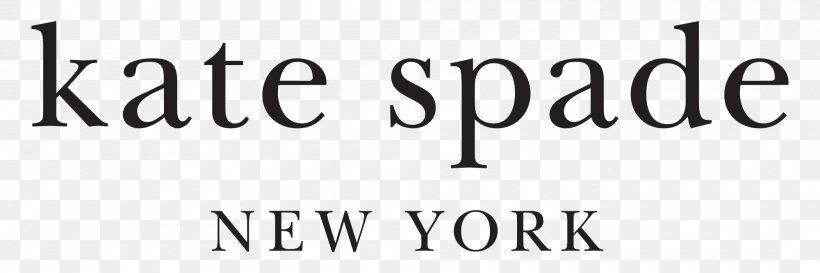Kate Spade New York Logo TwentyTwenty Eyecare Fashion Design, PNG, 2000x667px, Kate Spade New York, Area, Black, Black And White, Brand Download Free