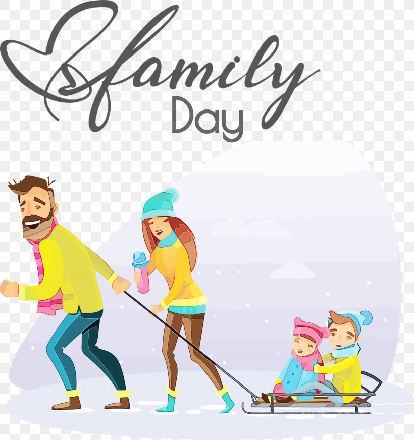 Cartoon Family Recreation Married Couple, PNG, 2819x3000px, Family Day, Cartoon, Family, Happy Family, Married Couple Download Free
