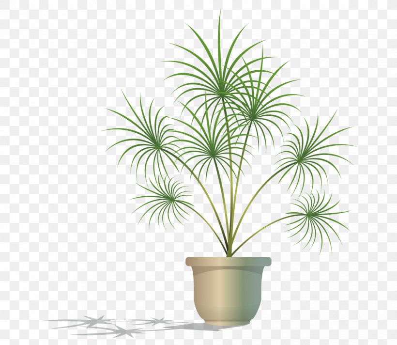 Vector Green Potted Plant, PNG, 1240x1078px, Green, Arecaceae, Arecales, Bonsai, Flowerpot Download Free