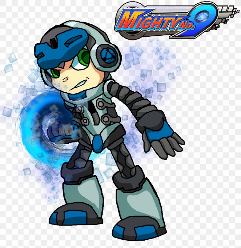 Mighty No. 9 Robot Cartoon Character Fiction, PNG, 880x908px, Mighty No 9, Action Figure, Cartoon, Character, Fiction Download Free