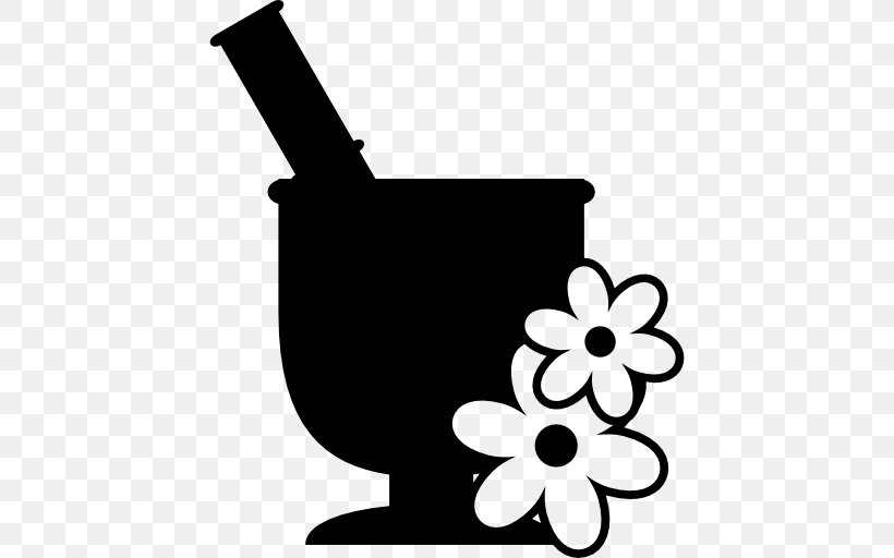 Mortar And Pestle Tool, PNG, 512x512px, Mortar And Pestle, Artwork, Ayurveda, Black And White, Flower Download Free