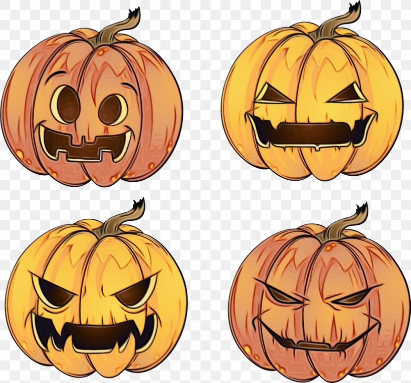 Pumpkin, PNG, 1000x933px, Watercolor, Calabaza, Cucurbita, Fruit, Jackolantern Download Free