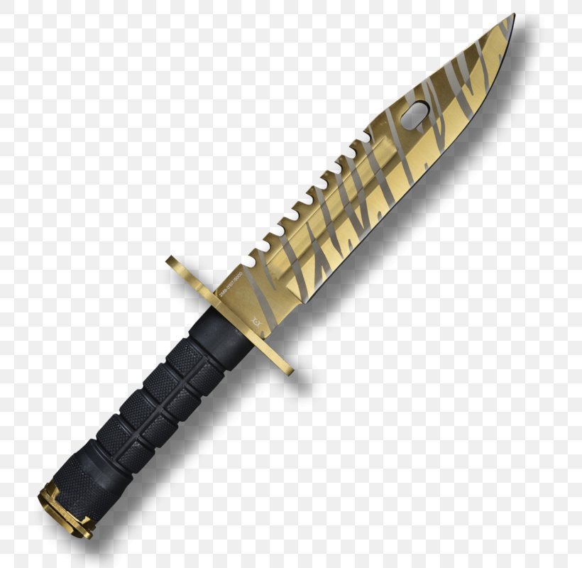 Bowie Knife Counter-Strike: Global Offensive Hunting & Survival Knives Counter-Strike: Source, PNG, 800x800px, Bowie Knife, Bayonet, Blade, Cold Weapon, Counterstrike Download Free