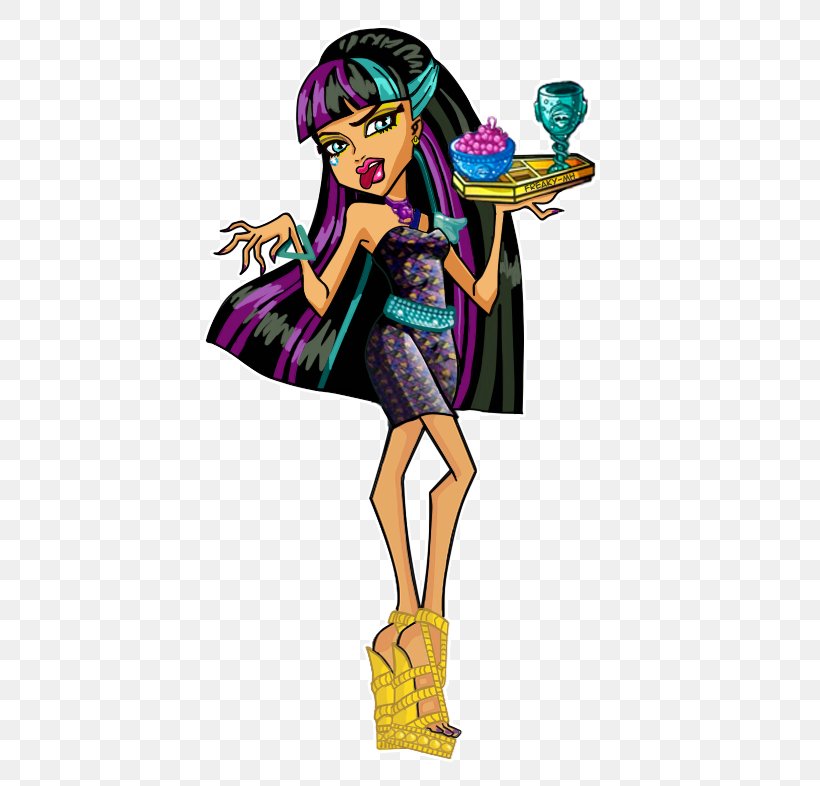 Monster High Cleo De Nile Doll Monster High Cleo De Nile Draculaura, PNG, 471x786px, Monster High, Art, Cartoon, Clawdeen Wolf, Cleo De Nile Download Free