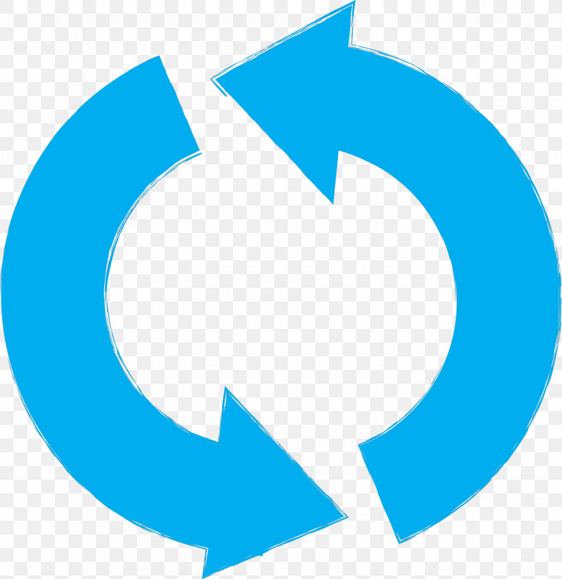 Reload Arrow, PNG, 2908x3000px, Reload Arrow, Azure, Circle, Electric Blue, Logo Download Free