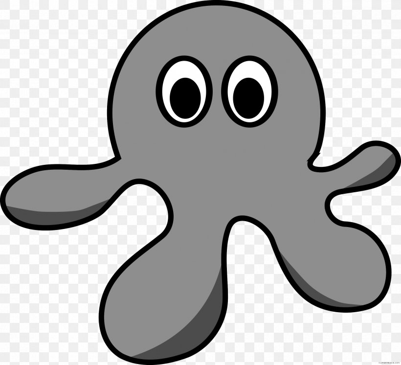 Octopus Clip Art Vector Graphics Image Openclipart, PNG, 2400x2185px, Octopus, Artwork, Black And White, Cartoon, Invertebrate Download Free