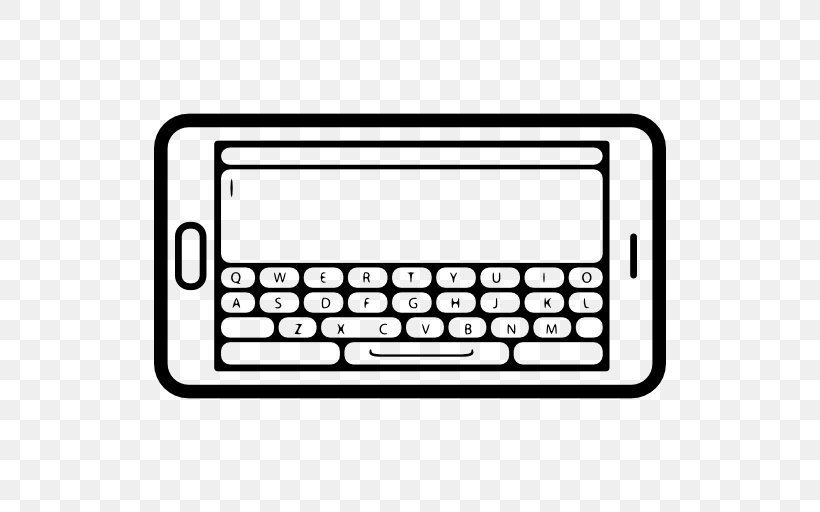 IPhone Computer Keyboard Telephone Web Design, PNG, 512x512px, Iphone, Android, Area, Auto Part, Black And White Download Free