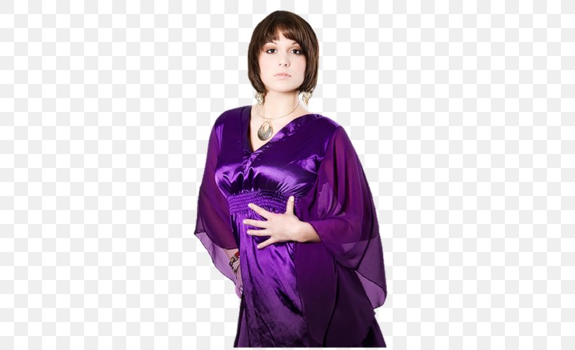 Robe Satin Costume Sleeve Neck, PNG, 500x500px, Robe, Clothing, Costume, Magenta, Neck Download Free