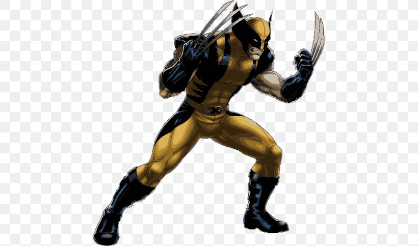 Wolverine Marvel: Avengers Alliance Marvel Comics X-Men, PNG, 454x483px, Wolverine, Action Figure, Avengers, Blue Marvel, Comics Download Free