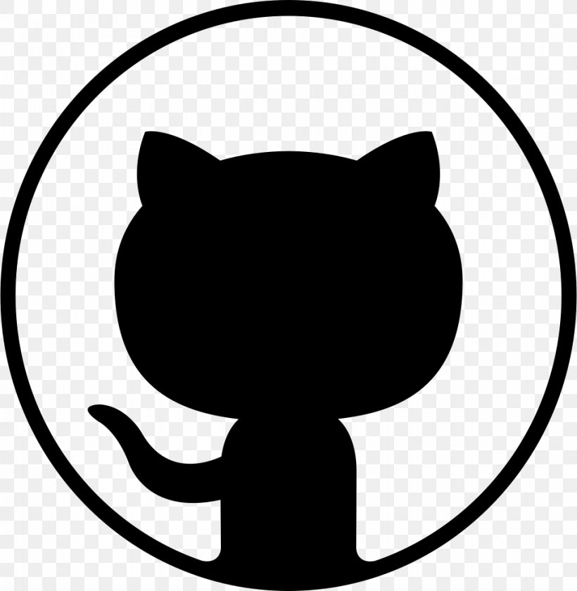 GitHub Clip Art, PNG, 956x980px, Github, Black, Black And White, Carnivoran, Cat Download Free