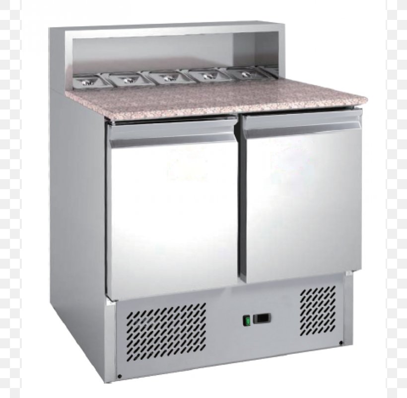 Pizza Table Saladette Refrigerator Countertop, PNG, 800x800px, Pizza, Countertop, Door, Drawer, Freezers Download Free