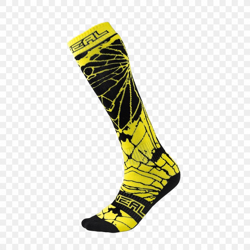 Sock Motorcycle Clothing Motocross Boot, PNG, 1000x1000px, Sock, Bicycle, Black, Bmx, Boot Download Free