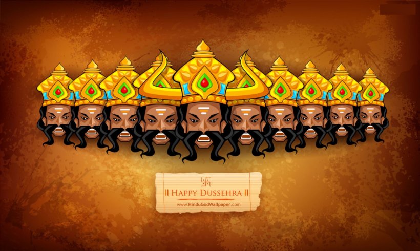 Ravana Dussehra Durga Puja Diwali Wish, PNG, 1200x718px, Ravana, Dashain, Diwali, Durga Puja, Dussehra Download Free