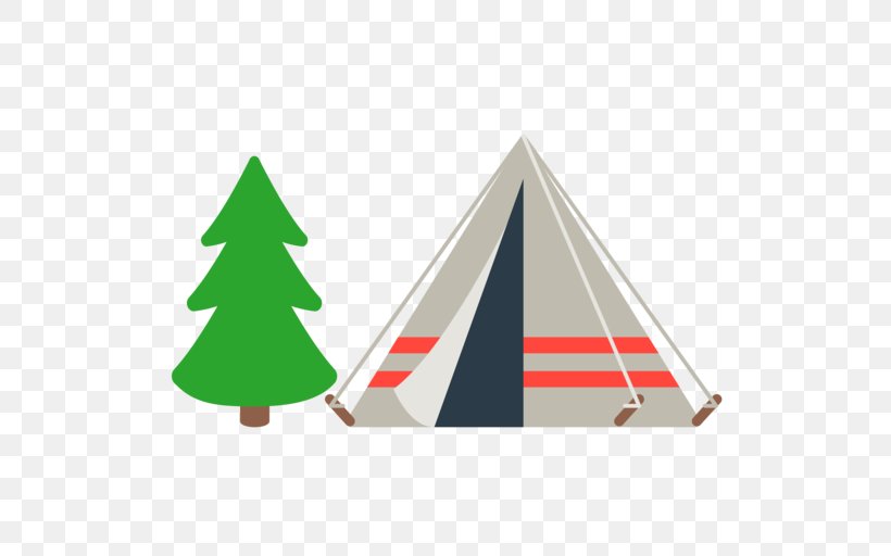 Emoji Camping Tent Christmas Tree Summer Camp, PNG, 512x512px, Emoji, Camping, Christmas, Christmas Decoration, Christmas Ornament Download Free