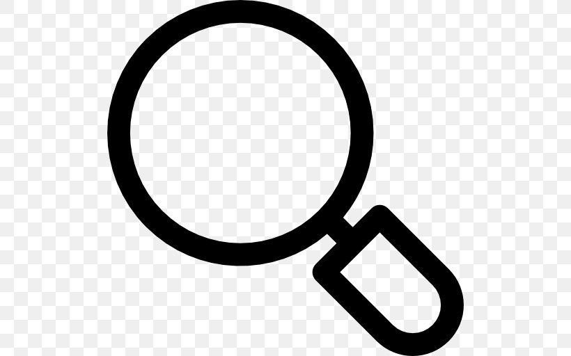 Magnifying Glass Loupe, PNG, 512x512px, Magnifying Glass, Area, Black And White, Brand, Glass Download Free