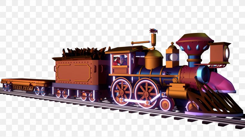 Train Doctor Eggman Dr. Robotnik's Mean Bean Machine Sonic Mania Rail Transport, PNG, 3840x2160px, Train, Art, Deviantart, Diesel Locomotive, Doctor Eggman Download Free