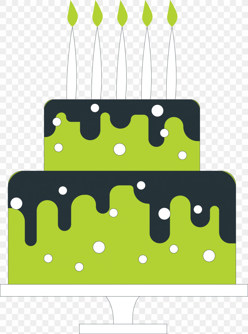 Birthday Cake, PNG, 2224x3000px, Birthday Cake, Area, Green, Line, Meter Download Free