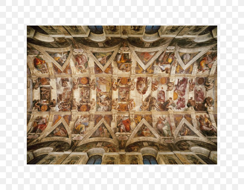 Sistine Chapel Ceiling Jigsaw Puzzles Renaissance, PNG, 640x640px, Sistine Chapel, Art, Art Museum, Clementoni, Jigsaw Puzzles Download Free
